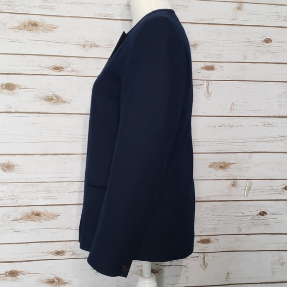Pendleton Navy Wool Blazer Jacket - Petite - Picture 5 of 8